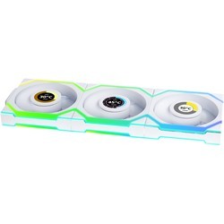 Lian Li Uni Fan SL120 Wireless LCD Reverse 3-pack White