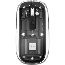 MANHATTAN Transparent Rechargeable Wireless USB Mouse