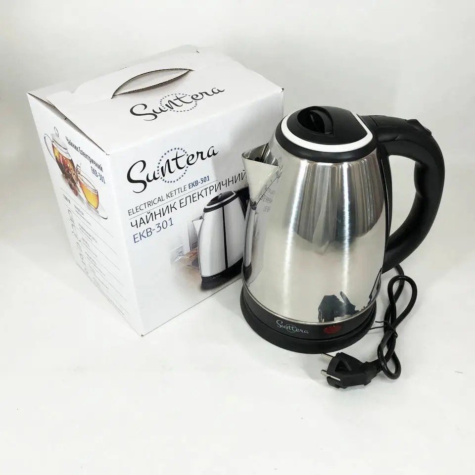 Suntera EKB-301 1500&nbsp;Вт 1.8&nbsp;л  хром