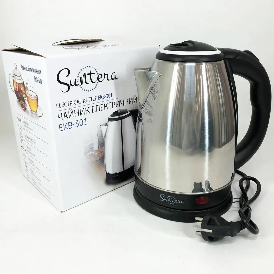 Suntera EKB-301 1500&nbsp;Вт 1.8&nbsp;л  хром