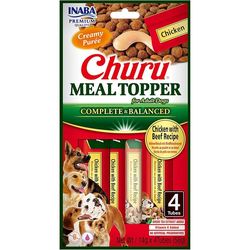 INABA Churu Meal Topper Chicken/Beef 56 g 4&nbsp;шт