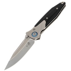 Microtech Socom Bravo Mini Drop Point Bead Blast Titanium CF