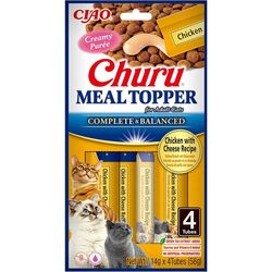 INABA Churu Meal Topper Chicken\/Cheese Recipe 56 g