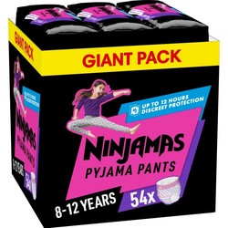 Pampers Ninjamas Pyjama Girl Pants 8-12 \/ 54 pcs