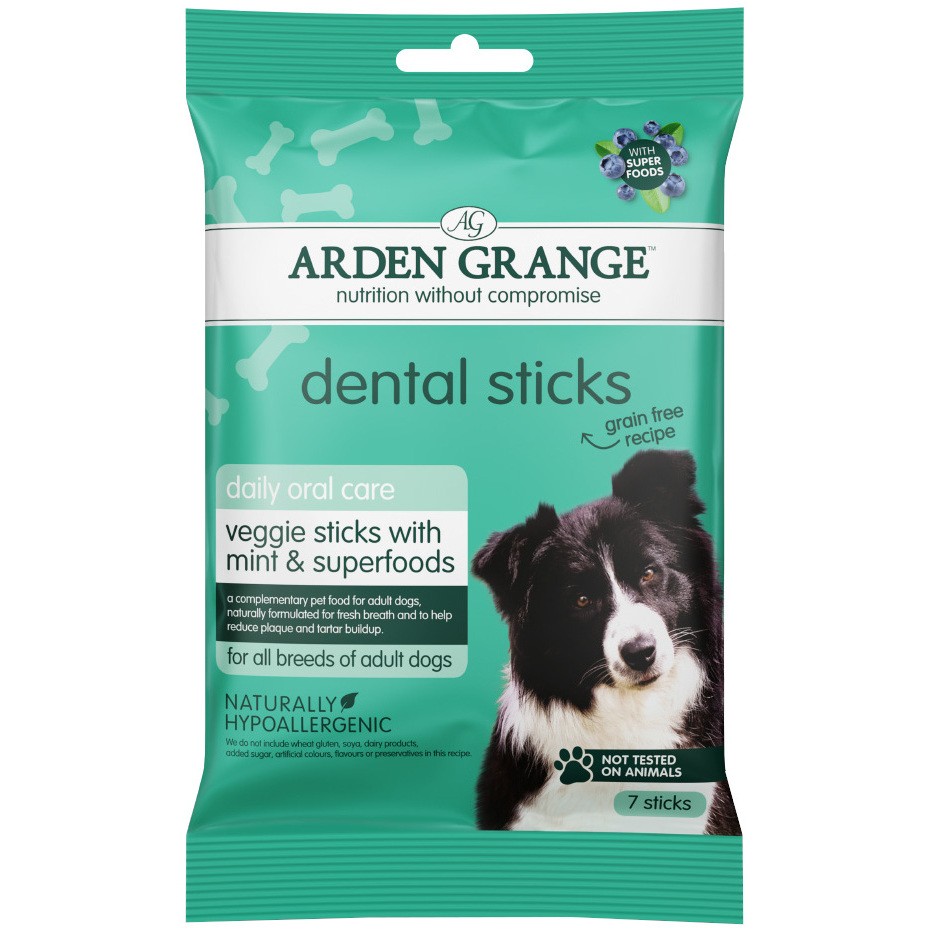 Arden Grange Dental Sticks Mint/Superfoods 180 g 7&nbsp;шт