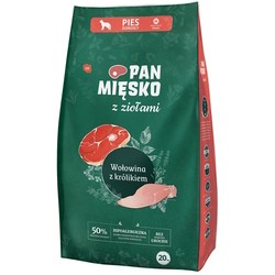 PAN MIESKO Adult Medium Dog Beef with Rabbit 20 kg