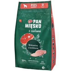 PAN MIESKO Adult Medium Dog Beef with Rabbit 3 kg