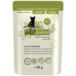 Catz Finefood Classic Pouch Kitten Salmon\/Poultry 85 g