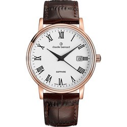 Claude Bernard Classic Date 53009 37R BR
