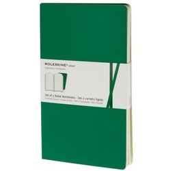 Moleskine Set of 2 Ruled Volant Notebooks Oxide Green