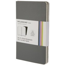Moleskine Set of 2 Ruled Volant Notebooks Paynes Grey