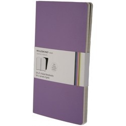 Moleskine Set of 2 Ruled Volant Notebooks Brilliant Violet