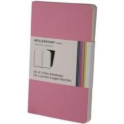 Moleskine Set of 2 Plain Volant Notebooks Magenta
