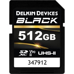 Delkin Devices BLACK SDXC UHS-II V90 512Gb