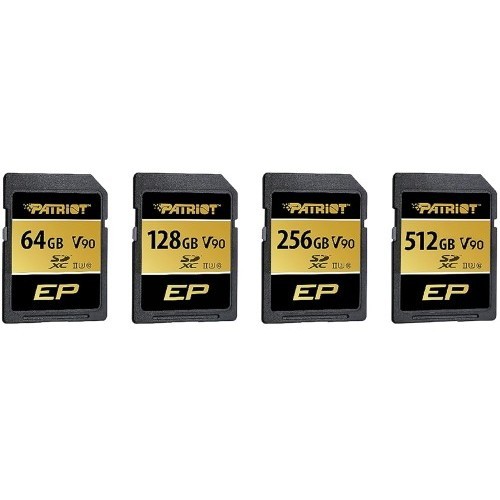 Patriot Memory V90 SDXC UHS-II U3 Class 10 128Gb