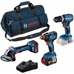 Bosch GSB 18V-45 + GDX 18V-200 + GWS 18V-7 Professional 0615990N31