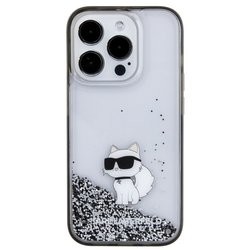 Karl Lagerfeld Liquid Glitter Choupette for iPhone 15 Pro