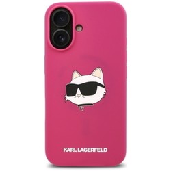 Karl Lagerfeld Silicone Choupette Head Print MagSafe for iPhone 16