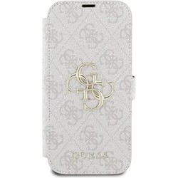 GUESS Big Metal Logo Booktype for iPhone 16 Pro Max