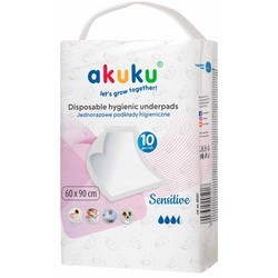 Akuku Underpads Sensitive 60x90 / 10 pcs