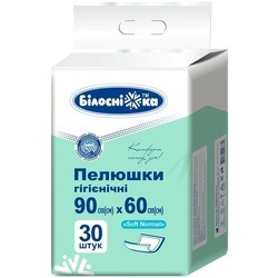 Bіlosnіzhka Soft Normal Underpads 90x60 / 30 pcs