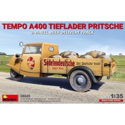 MiniArt Tempo A400 Tieflader Pritsche 3-wheel Beer Delivery Truck (1:35)