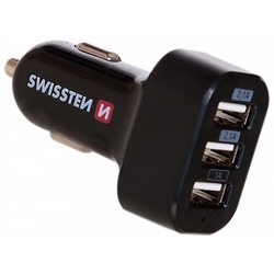 Swissten 3xUSB A Car Charger 2.1A