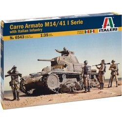 ITALERI Carro Armato M14/41 L Serie With Italian Infantry (1:35)