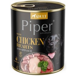 Piper Adult Chicken Hearts/Spinach Canned 800 g