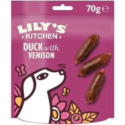 Lilys Kitchen Scrumptious Duck/Venison Sausages 70 g