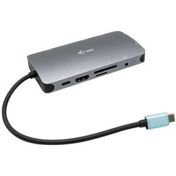 i-Tec USB-C Metal Nano Dock HDMI/VGA with LAN + Charger 100W