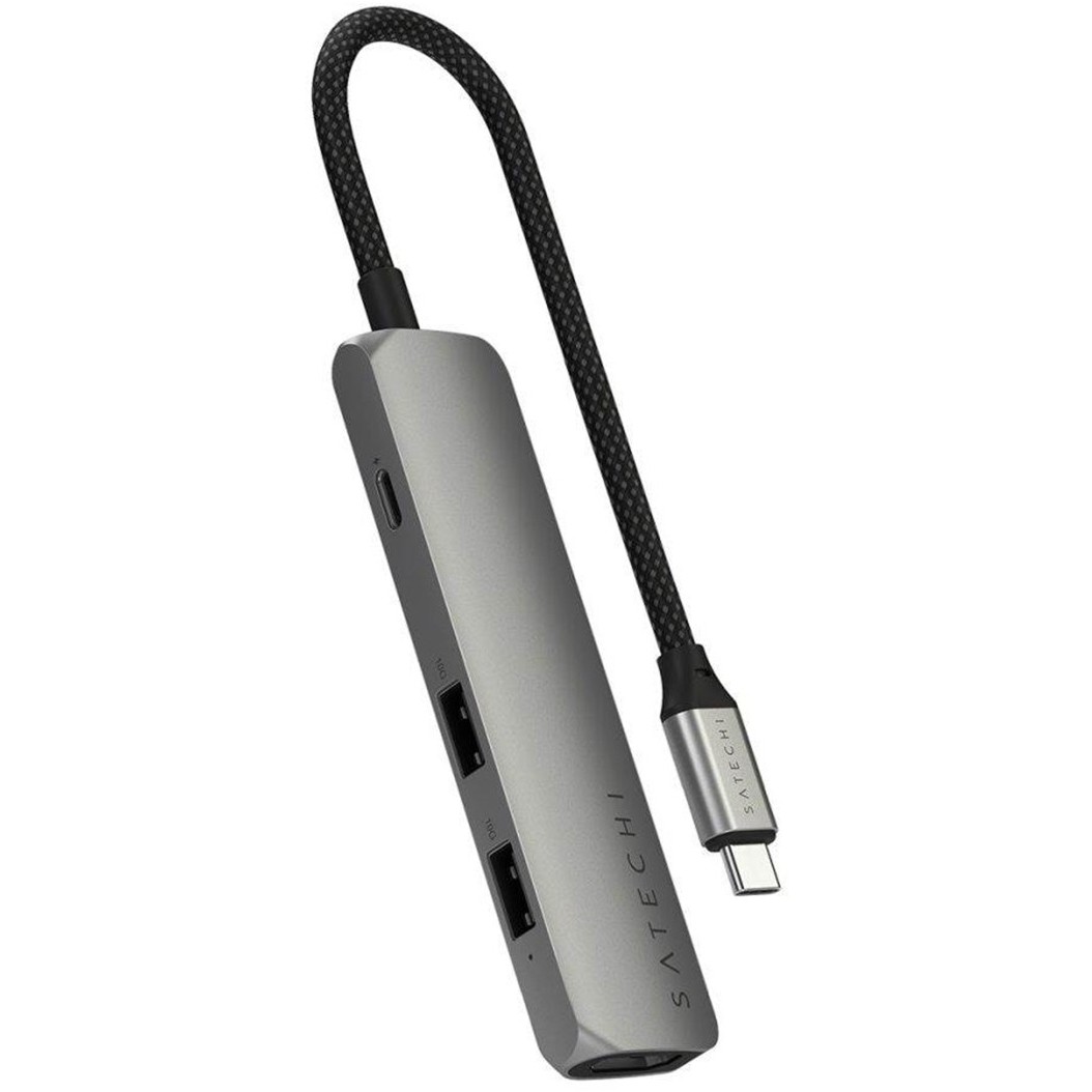Satechi 4-in-1 USB-C Slim Multiport Adapter 4K