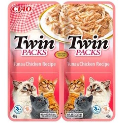 INABA Twin Tuna/Chicken 80 g