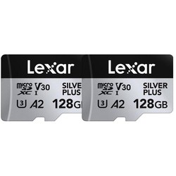 Lexar Professional Silver Plus microSDXC UHS-I 2x128Gb
