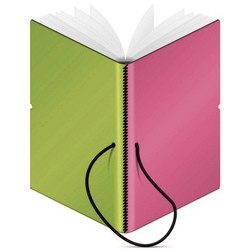 Ciak Duo Notebook Pocket Pink&amp;Green