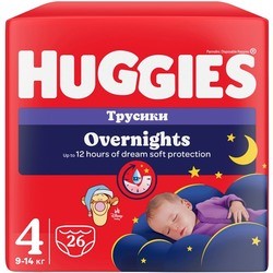 Huggies Overnights Pants 4 / 26 pcs
