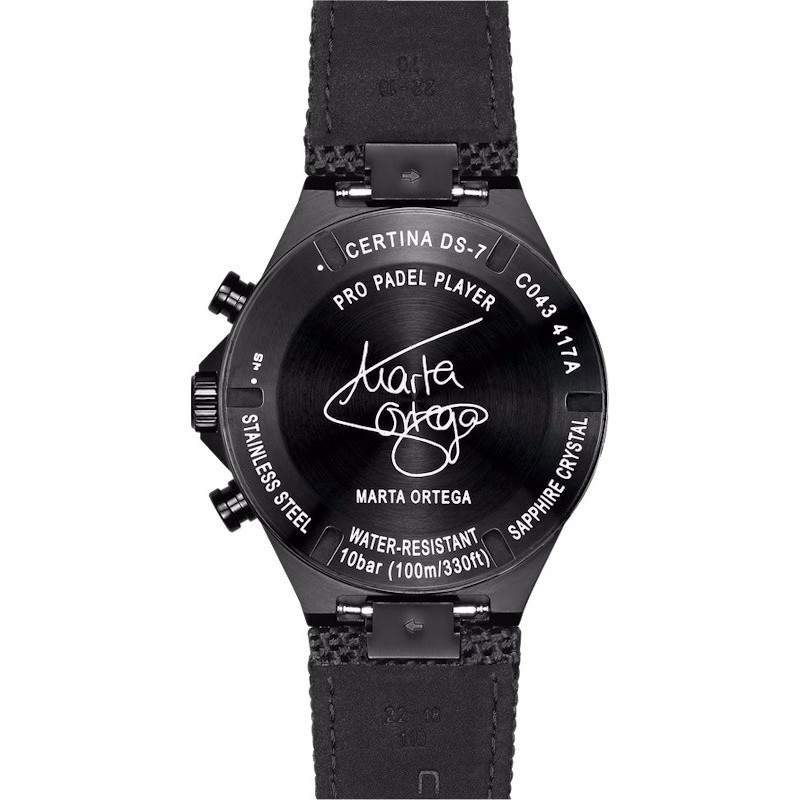 Certina DS-7 Chronograph Padel Edition by Marta Ortega C043.417.38.201.10