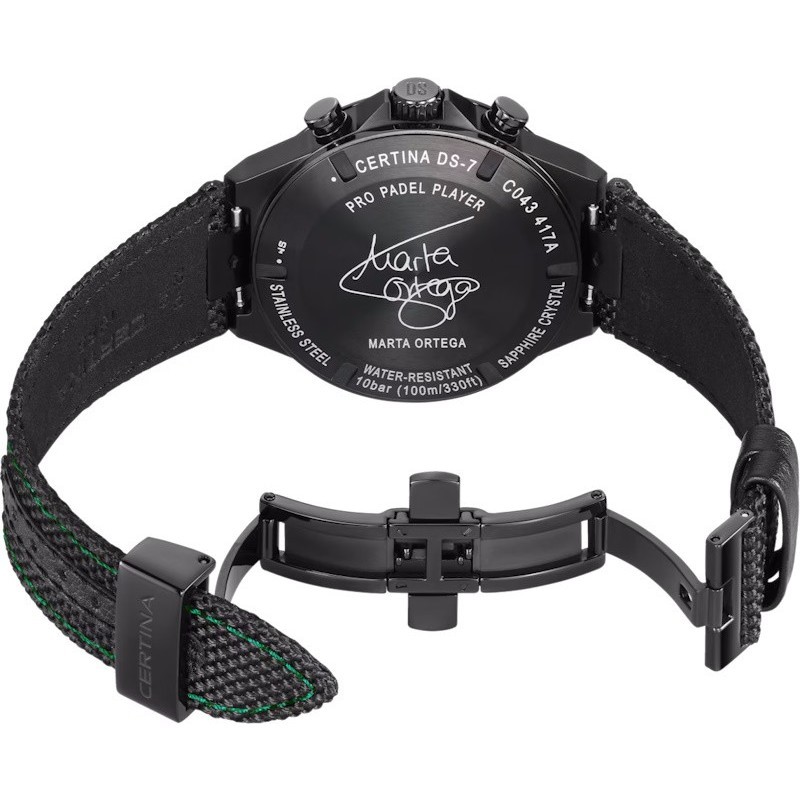 Certina DS-7 Chronograph Padel Edition by Marta Ortega C043.417.38.201.10