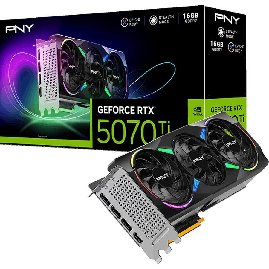 PNY GeForce RTX 5070 Ti ARGB EPIC-X RGB OC Triple Fan