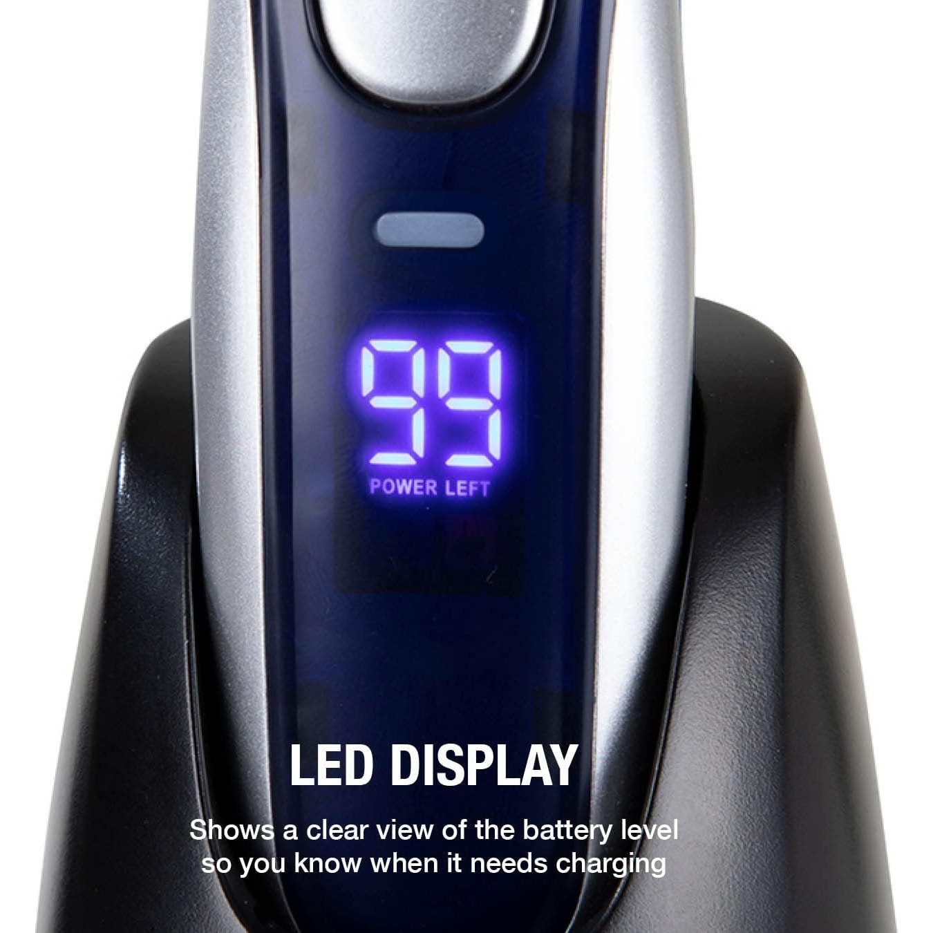 CARMEN Men&#039;s Signature Cordless Hair Trimmer with LED Display