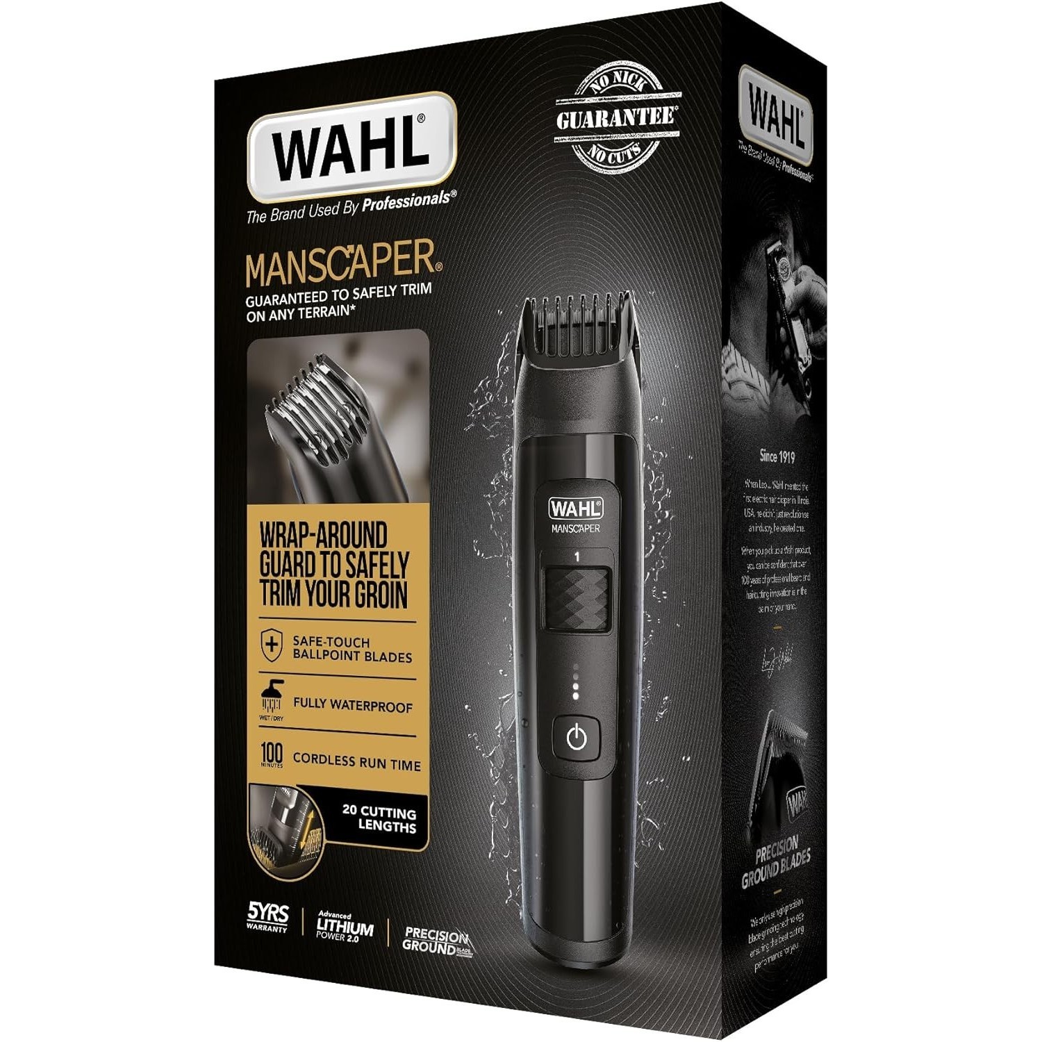 Wahl Manscaper Lithium-Ion Body Grooming Cordless Rechargeable Trimmer