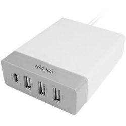 Macally Wall Charger 3xUSB-A 1xUSB-C 20W