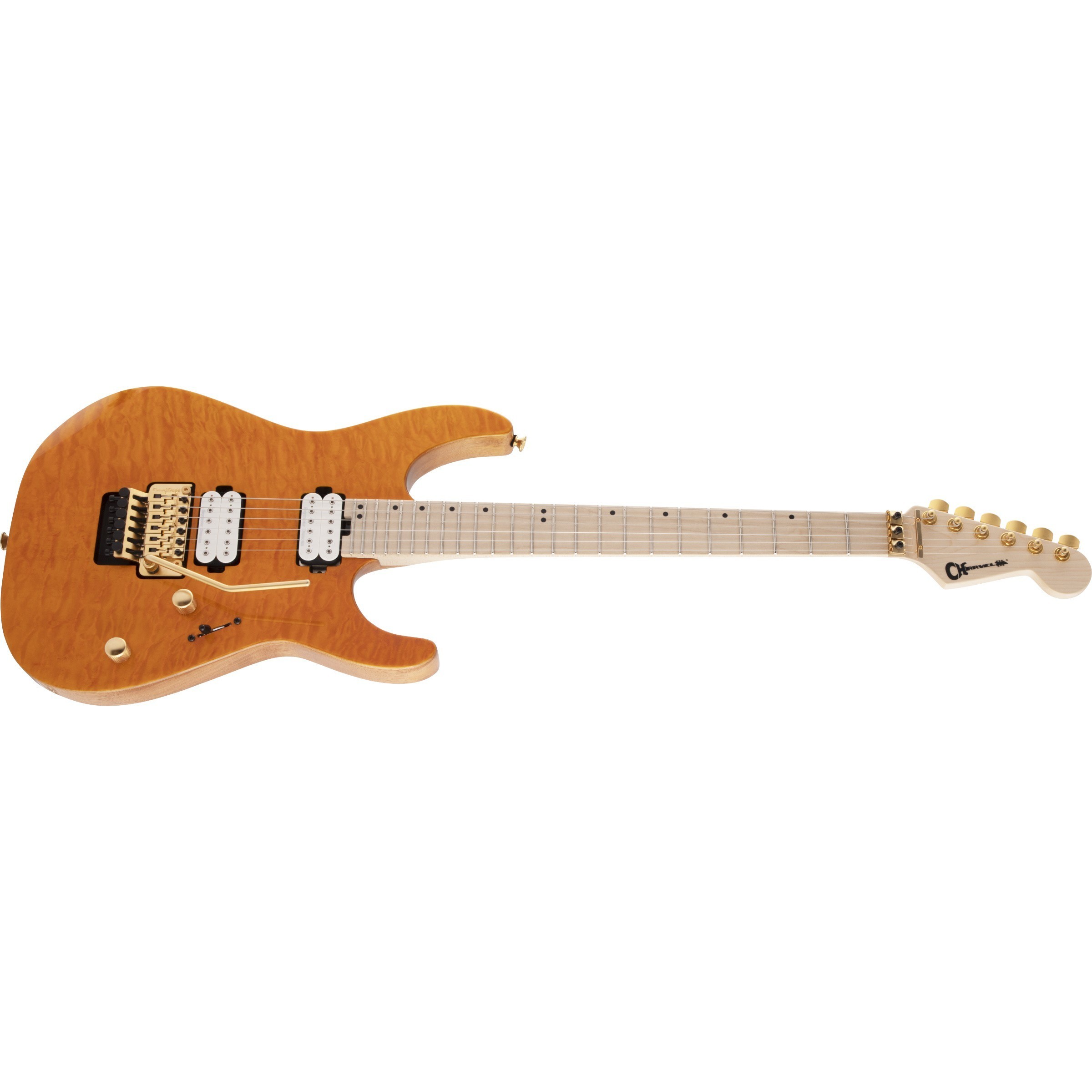 Charvel Pro-Mod DK24 HH FR M Mahogany with Quilt Maple