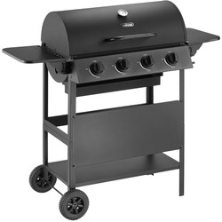 VonHaus Barrel 4 Burner Gas BBQ