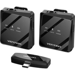 Vention USB-C 2-Pack Wireless Lavalier Microphone