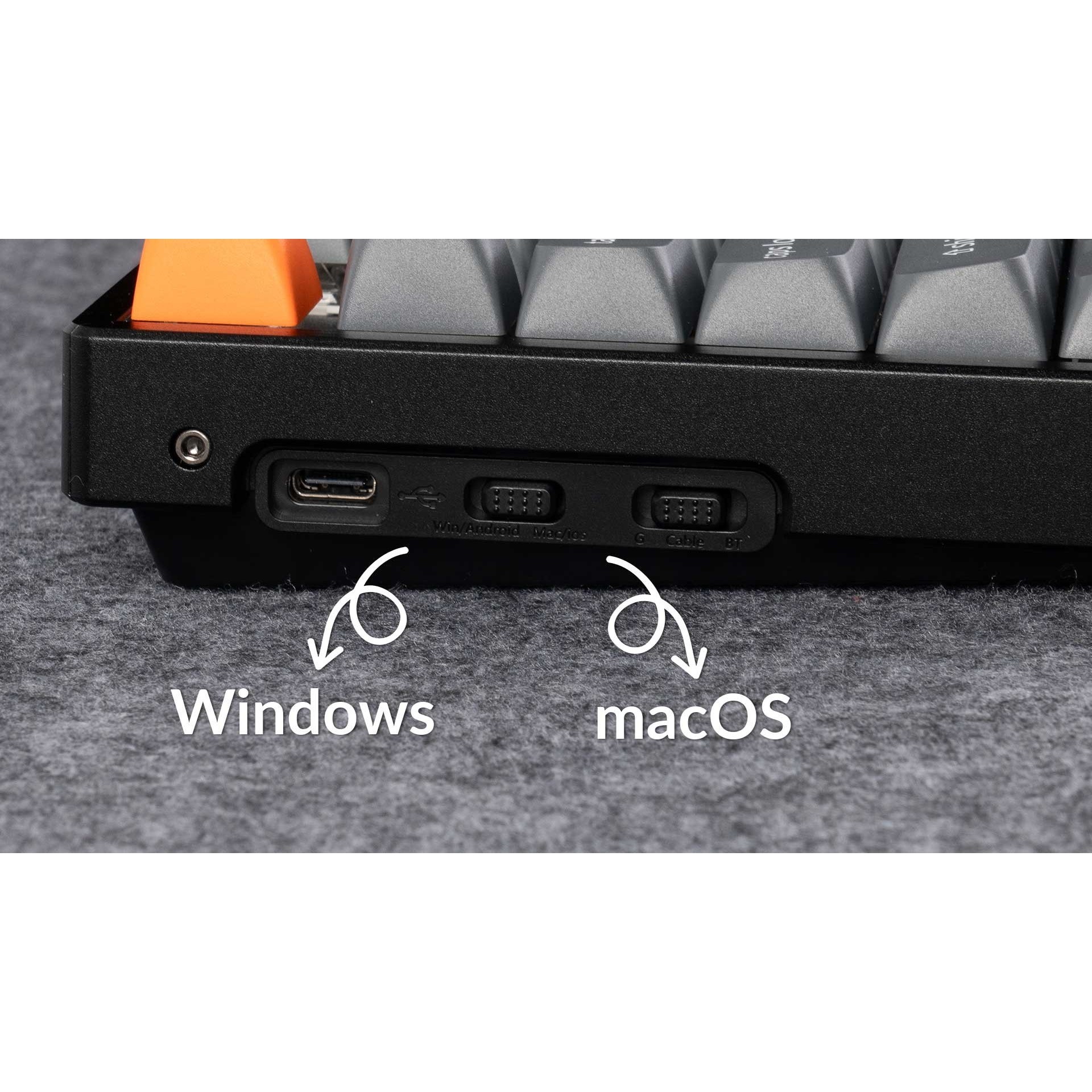 Keychron K8 Max RGB Backlit Aluminum Frame (HS) Super Banana Switch