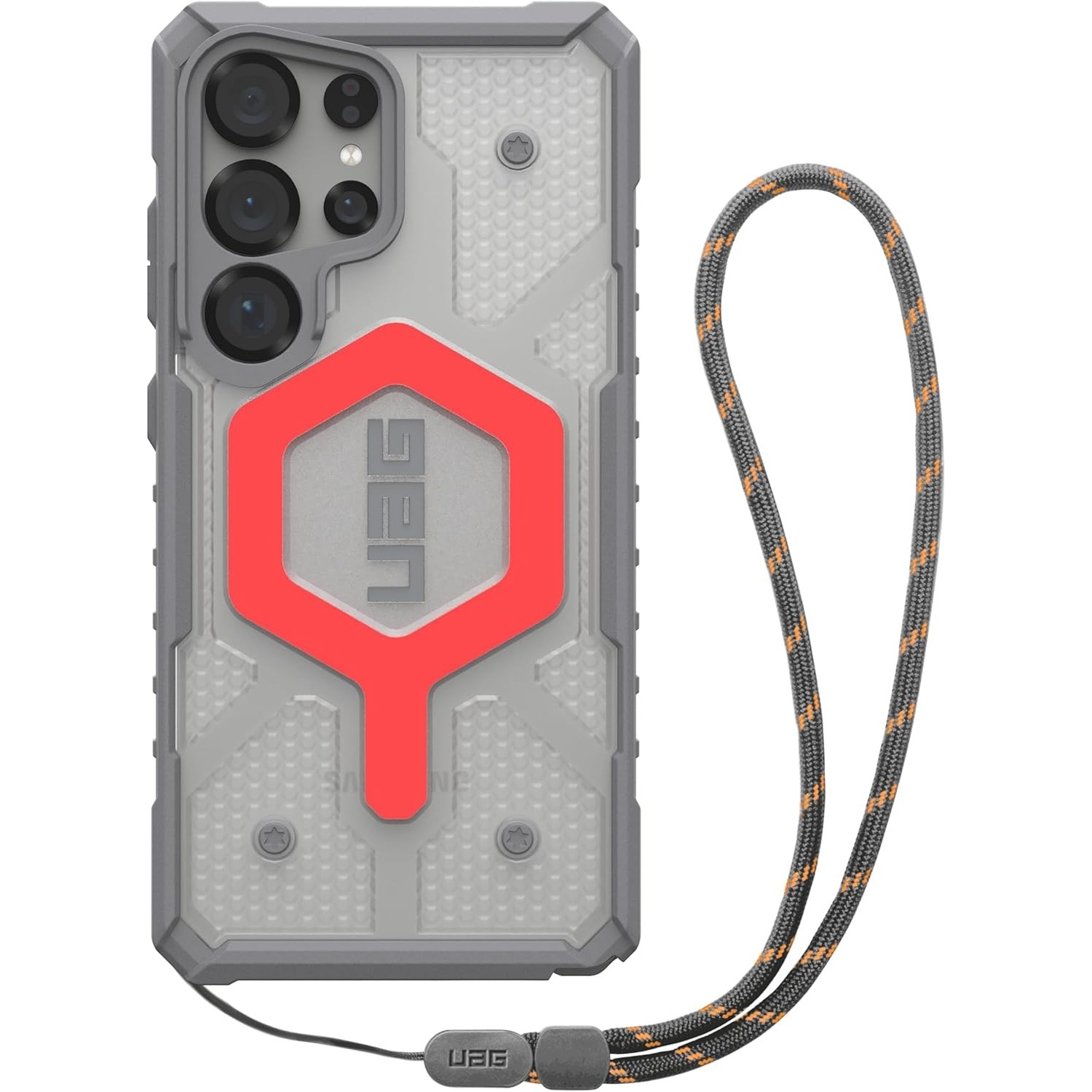 UAG Pathfinder Clear with Magnet and Lanyard for Galaxy S25 Ultra