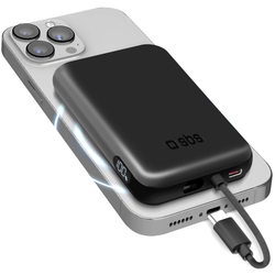 SBS Magnetic Power Bank USB-C Cable 20W 5000