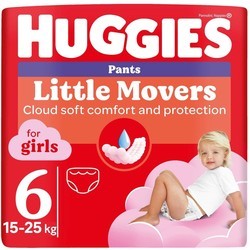 Huggies Little Movers Pants For Girls 6 / 30 pcs