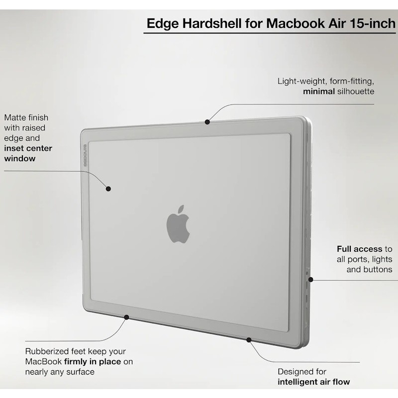 Incase Edge Hardshell Makrolon for MacBook Air 15 2023-2024